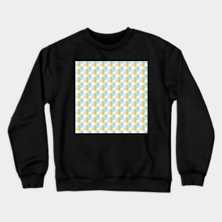 Pastel Color Checkered Seamless Pattern Crewneck Sweatshirt